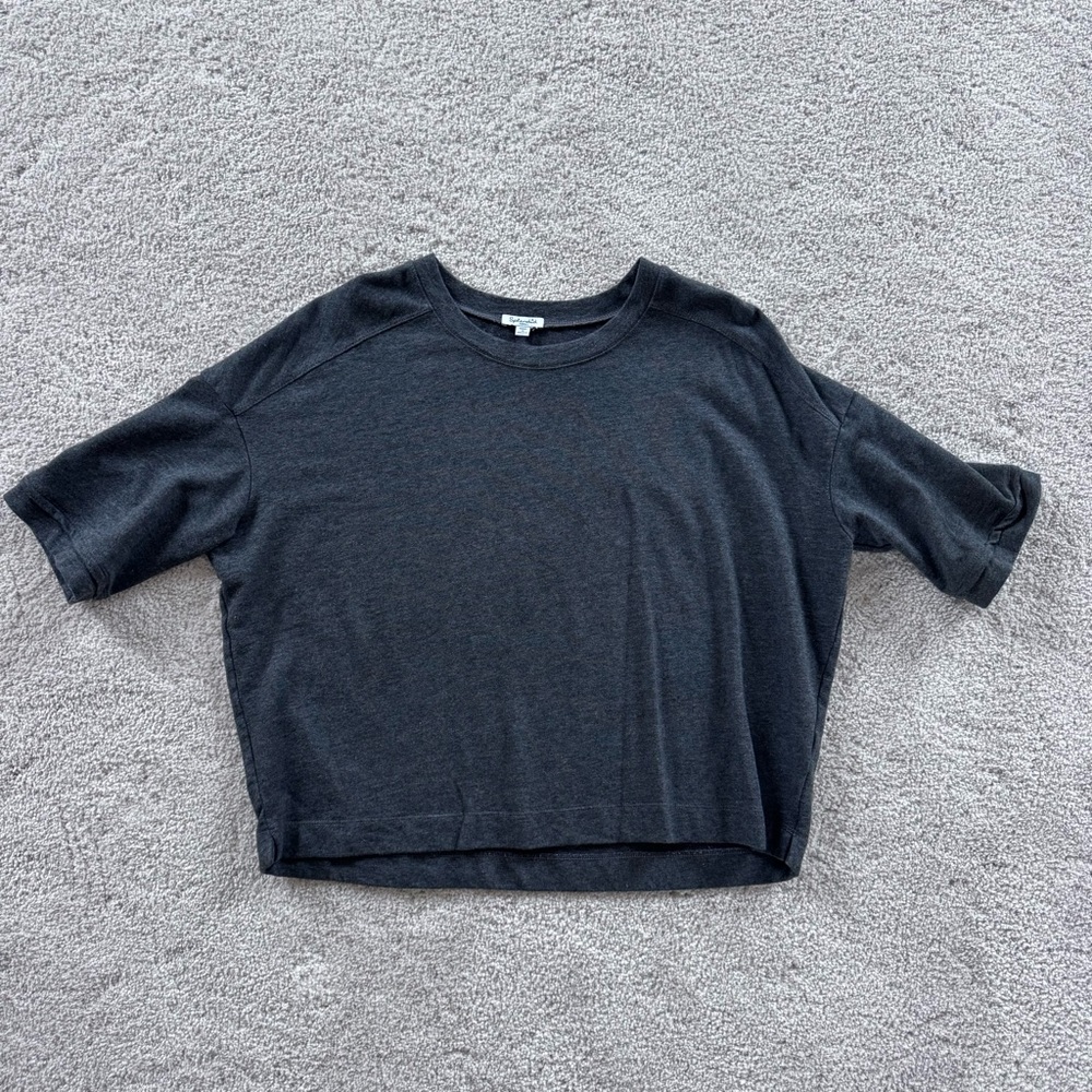 Splendid Supersoft Short Sleeve Sweatshirt